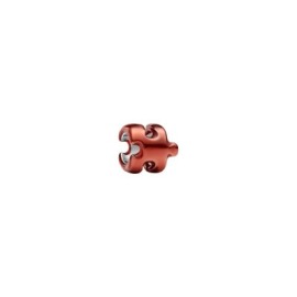 Mini Charm Puzzle effetto metallico arancione [6bdc4256]