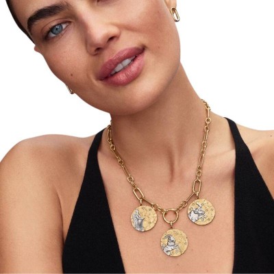 Charm Medallion XL Capricorno Nihil Difficile Volenti [cf2e0bb9]
