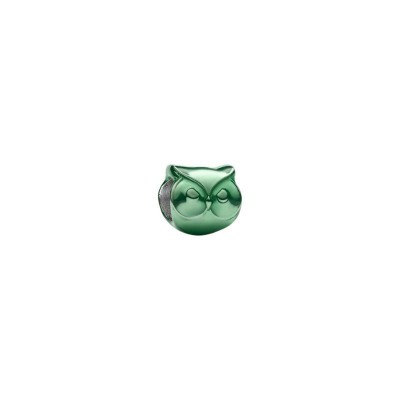 Mini Charm Gufo effetto metallico verde [f0c2f850]