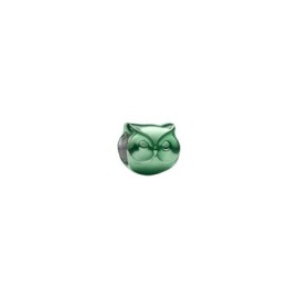 Mini Charm Gufo effetto metallico verde [f0c2f850]