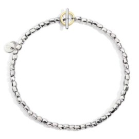 BRACCIALE MINI GRANELLI ARGENTO [48464aac]