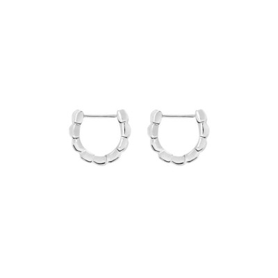 ORECCHINI HOOP GRANELLI ARGENTO [8ae7152b]