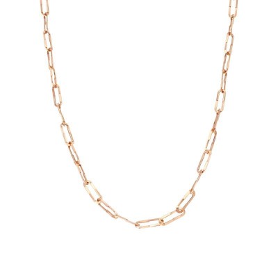 Collana Gucci catena Link to love in oro rosa 18kt 42cm YBB745654001 [b05703db]