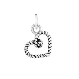Charm Cuore Corda Piccolo [b80f252b]