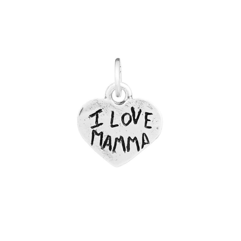 Charm Cuore  I Love Mamma  Piccolo [37f18df9]