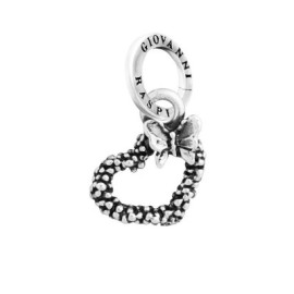 Charm Cuore Mimosa e Farfalla [39a83cfa]