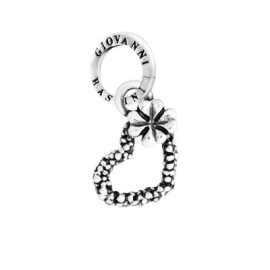 Charm Cuore Mimosa e Quadrifoglio [acef37ff]
