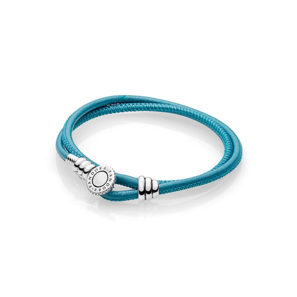 Bracciale Doppio Giro Turchese [83332258]