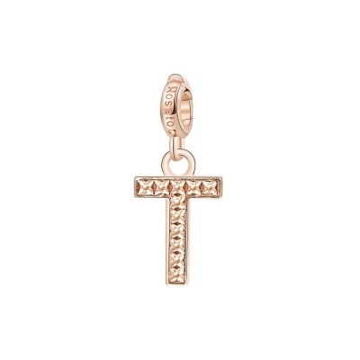 Charm Rosato Lettera T [f30f3a1b]