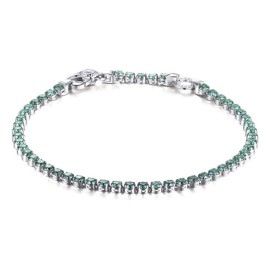 Bracciale Rosato Tennis  Argento Zirconi Donna [64822693]
