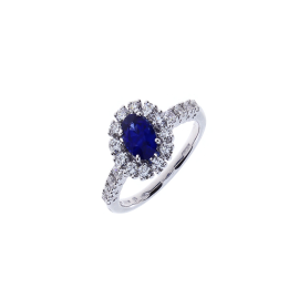 Anello Damiani Classic zaffiro [5768f3c7]