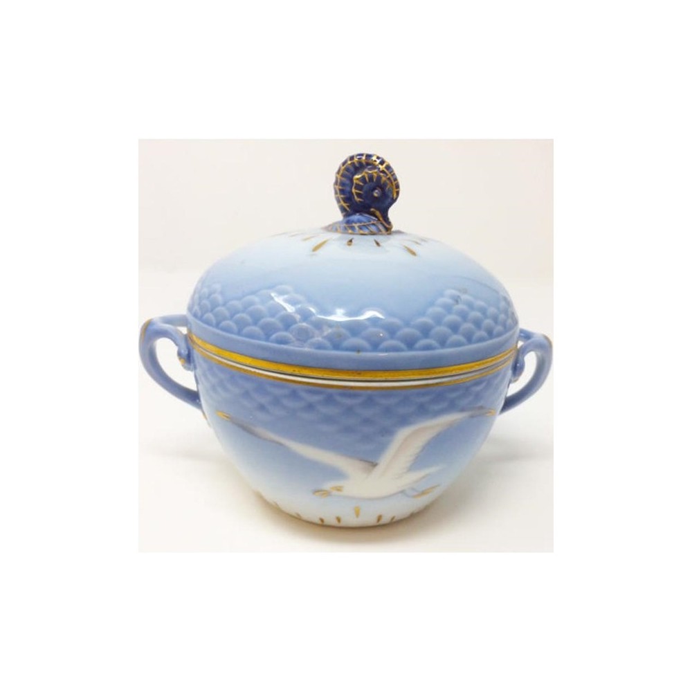 Zuccheriera Royal Copenhagen Seagull con Coperchio   [11c1587e]