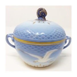 Zuccheriera Royal Copenhagen Seagull con Coperchio   [11c1587e]