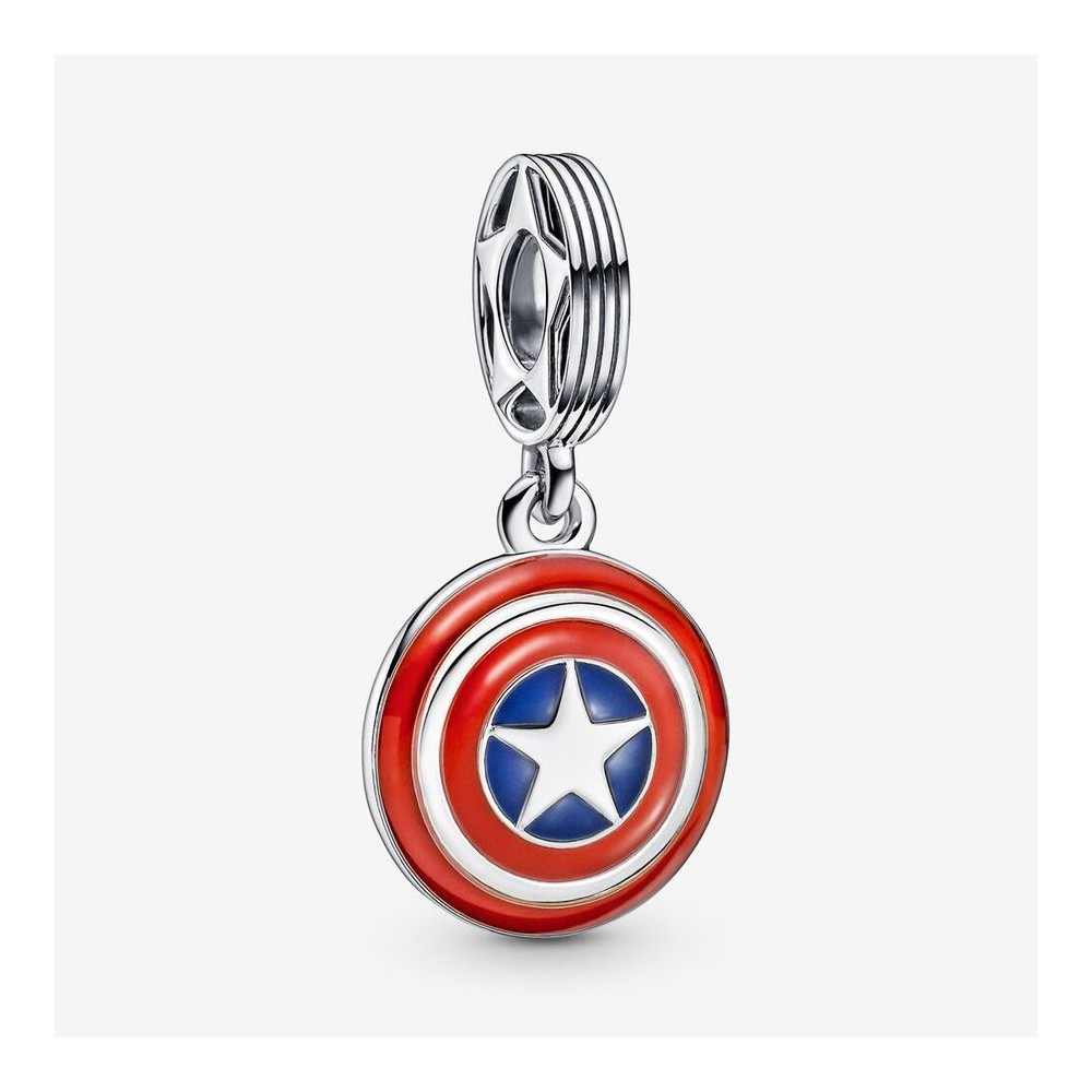 Charm Marvel,Scudo di Capitan America [fa0281b0]