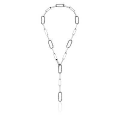 Collana con maglie di catena a palline [d3af588a]