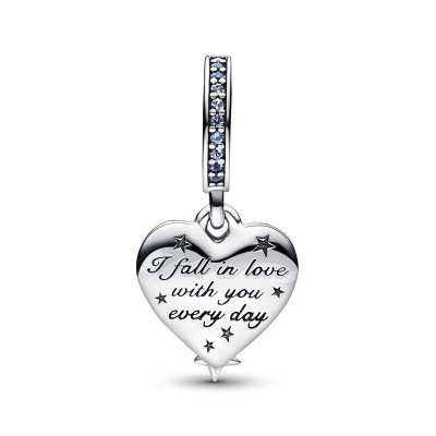 Charm cuore e stelle [ed09dc5b]