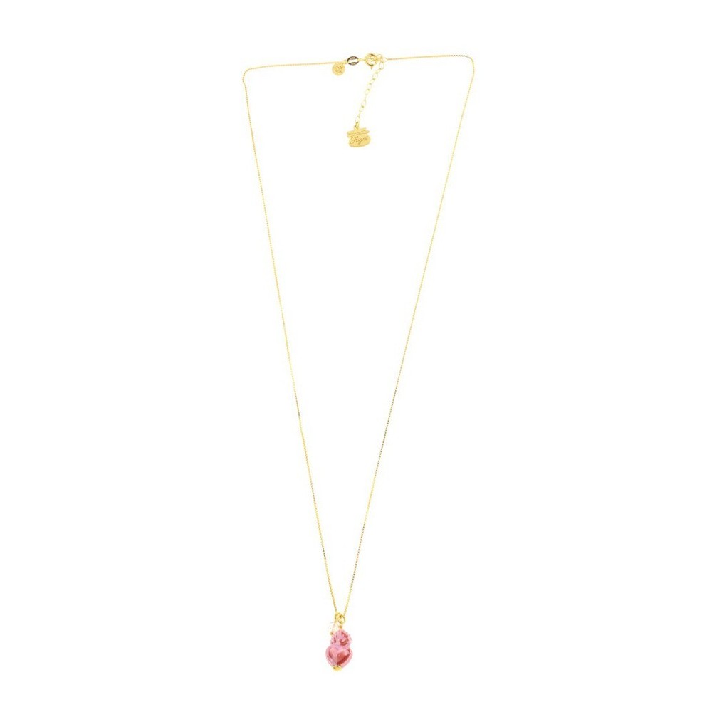 Collana con cuore sacro rosa [a9f02425]