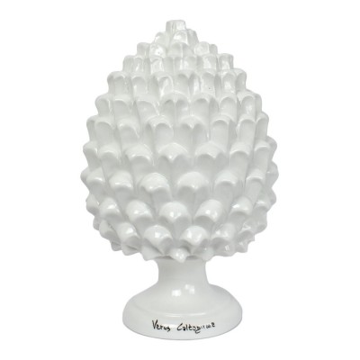 Pigna Bianco lucido h 30 cm P-L002/30 [a27317b0]