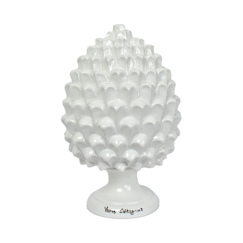 Pigna Bianco lucido h 30 cm P-L002/30 [a27317b0]