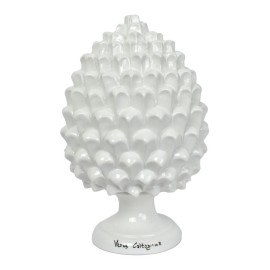 Pigna Bianco lucido h 30 cm P-L002/30 [a27317b0]