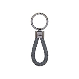 Portachiavi in pelle intrecciato grigio OKY8807.004 [9d7c6a5c]
