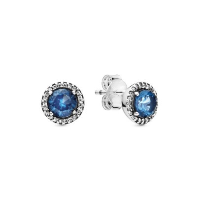 Orecchini Pandora Timeless Blu Scintillanti 296272C01 [90e4231d]