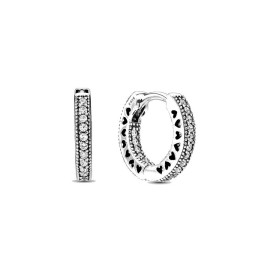 Orecchini Pandora Cuore a cerchio Pavè 296317cz [9209e632]