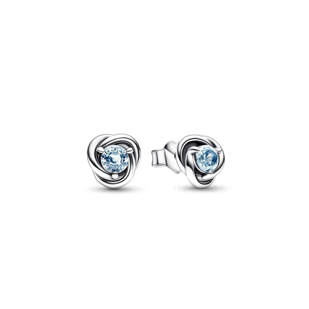 Orecchini Pandora Moments Cerchi Eterni Azzurri 292334C09 [e1b019bd]