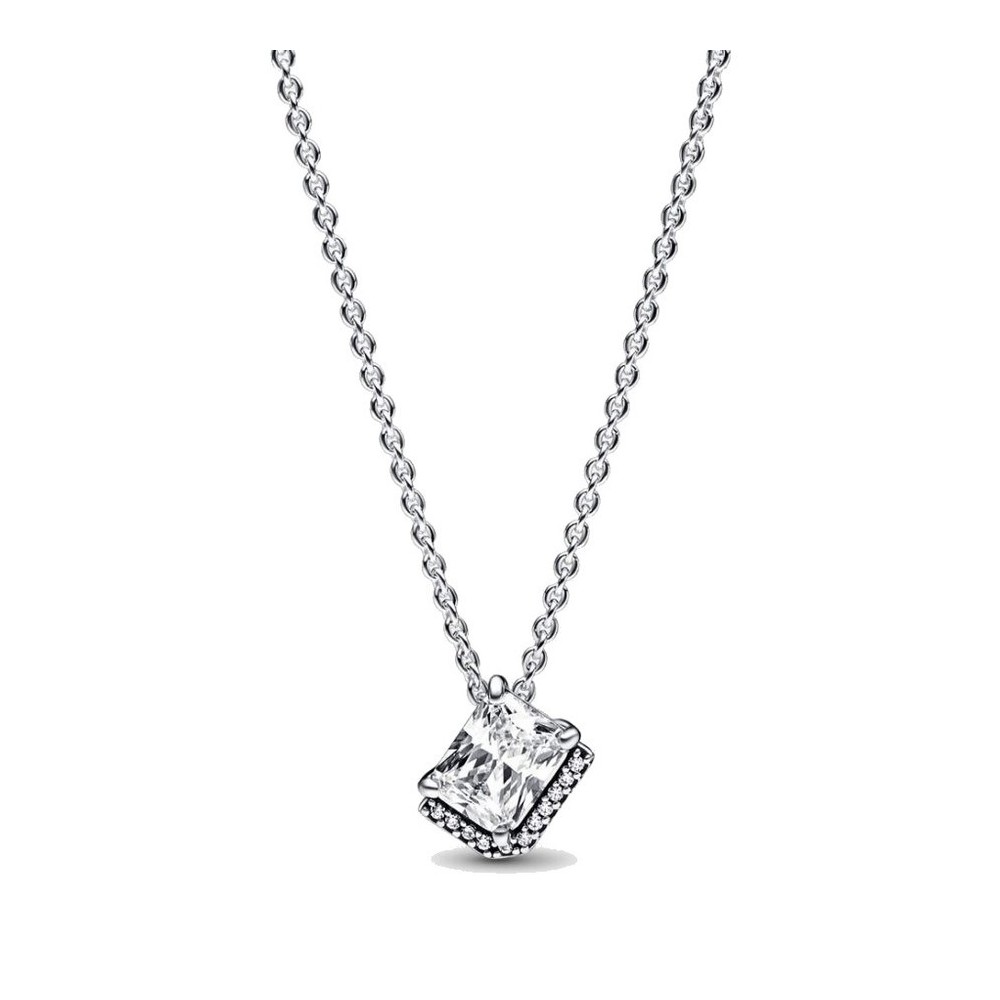 Collana Pandora Punto luce Rettangolo 392388C01-45 [efe9a8be]