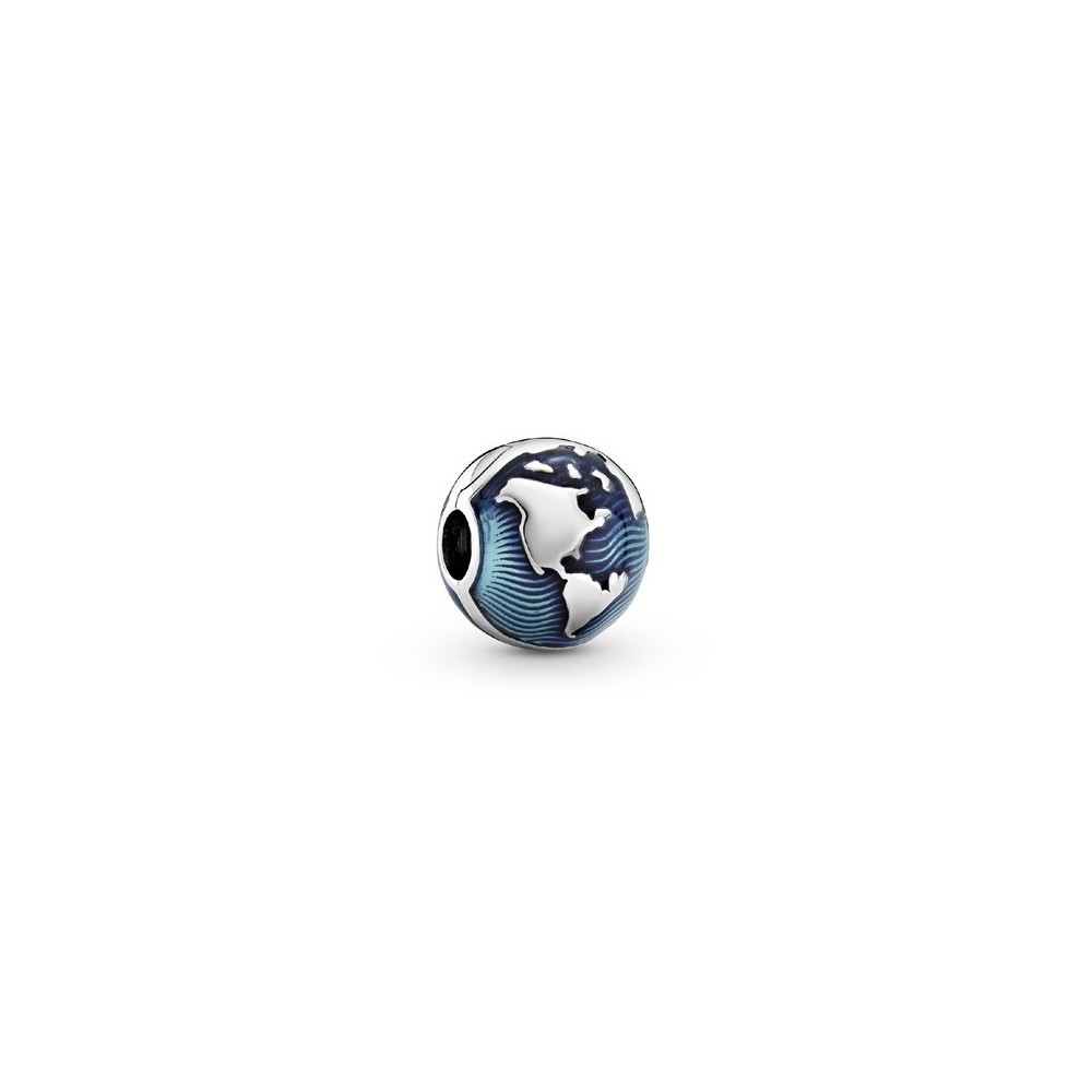 Charm Pandora Moments Globo Blu 799429c01 [bd411563]