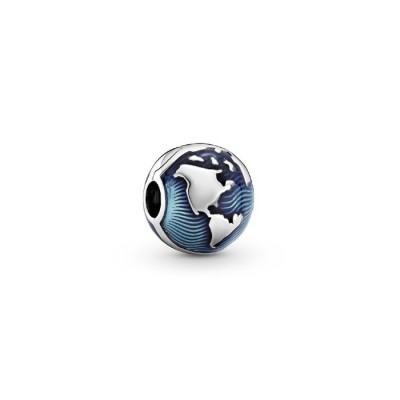 Charm Pandora Moments Globo Blu 799429c01 [70944cca]
