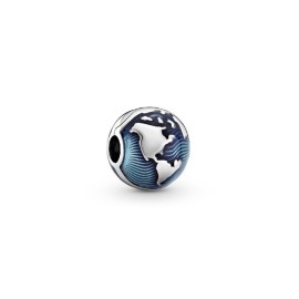Charm Pandora Moments Globo Blu 799429c01 [70944cca]