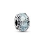 Charm Pandora Vetro di Murano Fiocco di Neve Blu Inverno 792377C00 [af312550]
