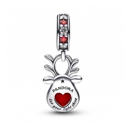 Charm Pandora Renna naso rosso 792330C01 [c54c507b]