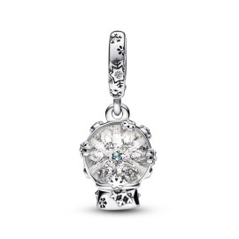 Charm Pandora globo di neve con fiocco di neve 792369C01 [b7421cad]
