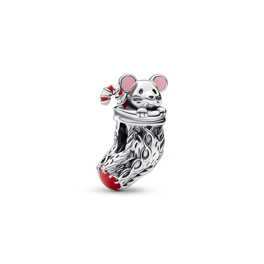 Charm Pandora topolino natalizio 792366C01 [30eec4ac]