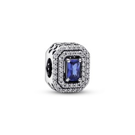 Charm Pandora Timeless con pavè e pietra blu 792385C01 [8f26d9a3]