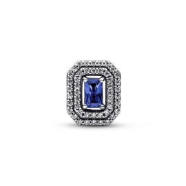 Charm Pandora Timeless con pavè e pietra blu 792385C01 [8f26d9a3]