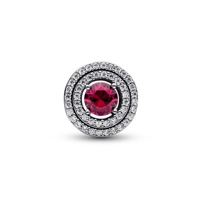 CharmPandora Timeless con Pavè e pietra rossa 792418C01 [d1ac42af]