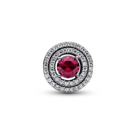 CharmPandora Timeless con Pavè e pietra rossa 792418C01 [d1ac42af]